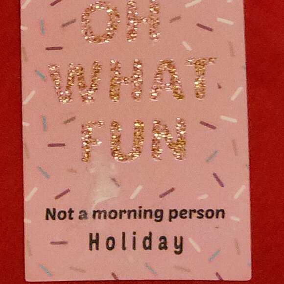 Not A Morning Person Coffee Sleep Shirt Nightgown Pajamas PJs NWT Women's SIZE M - Picture 7 of 9